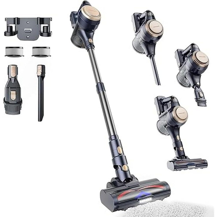 Бездротовий пилосос Proscenic P11 Ultra: потужний, легкий, з акумулятором 50 хв, сенсорний екран, антизаплутування, для дому та авто