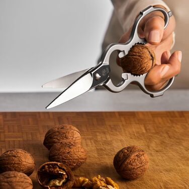 Кухонні ножиці NTS Solingen з нержавіючої сталі, Made in Germany. Якісні ножиці для кухні, підходять для правші та лівші. Класичний дизайн.