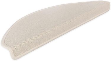 Ступінчасті килимки Kettelservice-Metzker для сходів Ariston, 64/20 см, напівкруглі, кавово-коричневі, 15 шт. Захист сходів, килимок для сходів