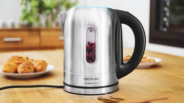 Електричний чайник Cecotec ThermoSense290, 2200 Вт, 1,7 л, сріблястий/сірий