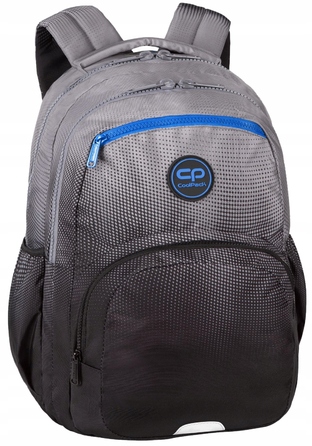 Багатовідсіковий шкільний рюкзак CoolPack, відтінки сірого та срібла, 23 л