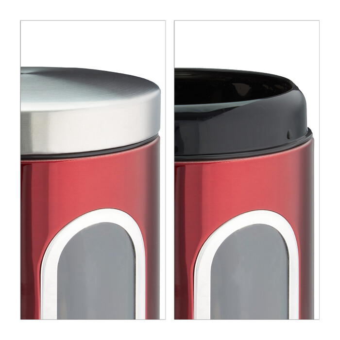 Relaxdays storage container with viewing window