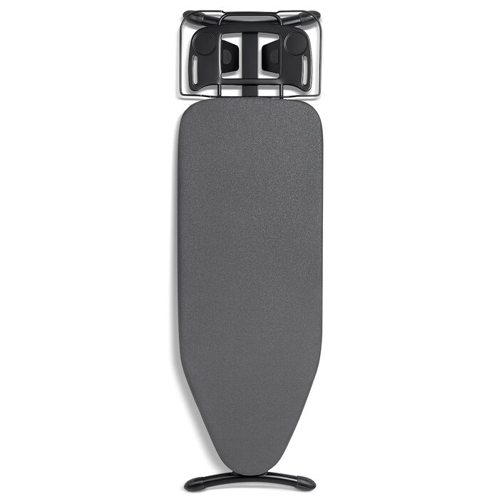 Гладильна дошка Duwee Extra Wide Deluxe з підставкою для праски, чорна, 117 x 43 см