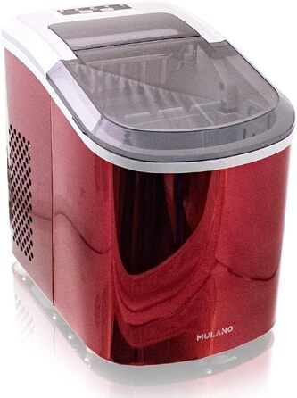 Машина для приготування льоду з нержавіючої сталі, Ice Maker, червона