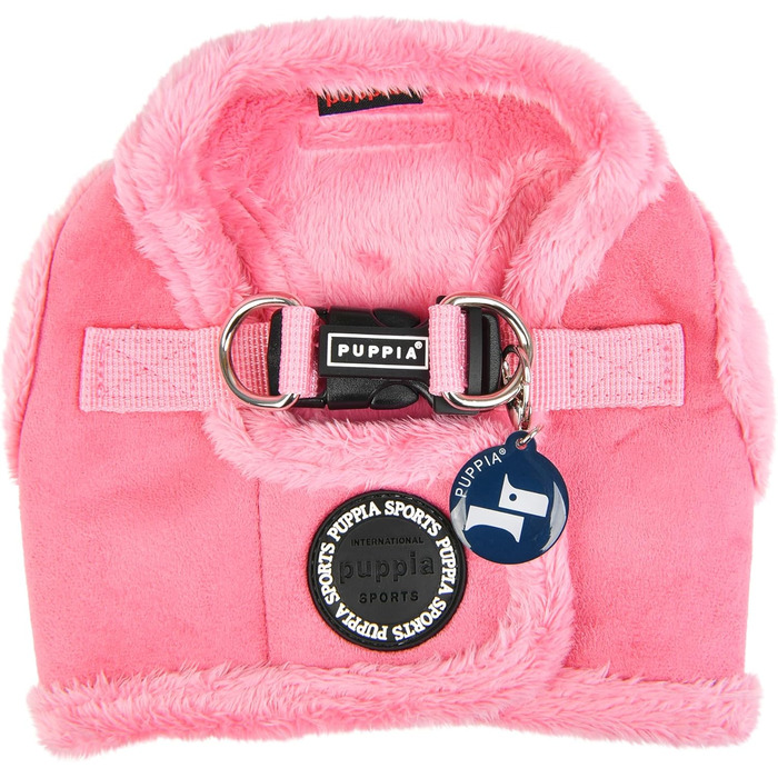 Нашийник-шлейка Puppia для собак - рожевий, XL, Terry Harness