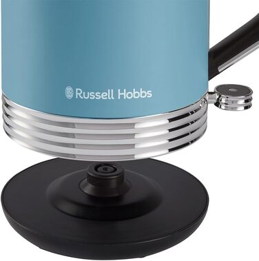 Електричний чайник Russell Hobbs Hanley Retro Jasmine, 1.7л, кремово-білий, 2400W, нержавіюча сталь, ретро-дизайн
