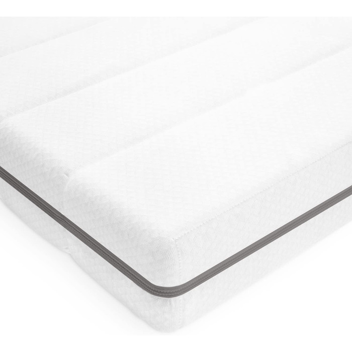 Mr. Sandman Topper 90x190 Mattress Topper for Lying Comfort and Mattress Protection, Cold Foam Topper for All Mattresses and Boxspring Beds, Mattress Topper Soft, Height approx. 5cm