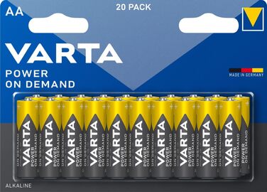 Power Bank VARTA 20000mAh з 4 портами (Micro USB, USB A, USB C) для смартфонів та планшетів, екологічна упаковка