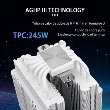 Охолоджувач CPU Thermalright Peerless Assassin 120 White ARGB: 6 теплових трубок, 2 вентилятори 120mm, підтримка AM4/AM5/LGA 1700/1150/1151/1200/2066