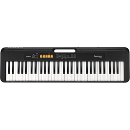 Клавіатура Casio Casiotone CT-S100 з 61 клавішею, 122 звуки та 61 ритми, чорна, сучасний дизайн