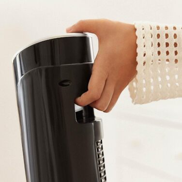 Вентилятор підлоговий Newlux W130 безлопатевий, 45W, 103.5 см, 3 режими, 70° осциляція, таймер 12h, з пультом, чорний