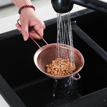 Набір сит з нержавіючої сталі 3 шт. Kupffer: для просіювання борошна, чаю, соусів та макаронів