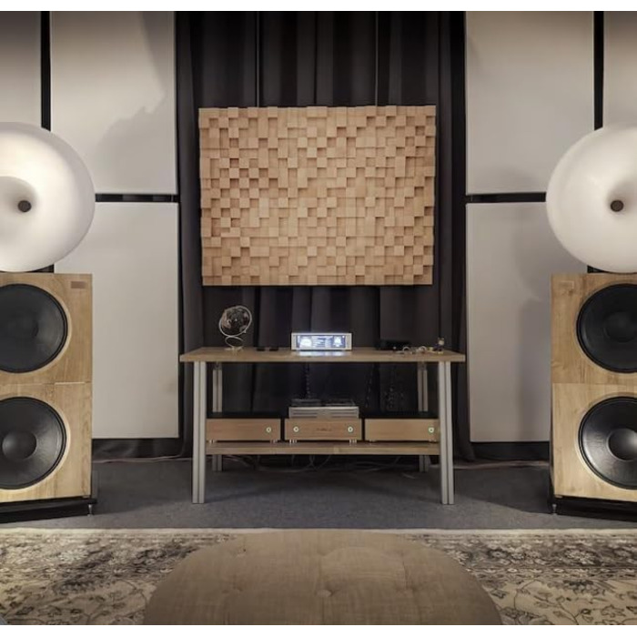 Акустичний диффузор 2D 500 дерев'яна стінова панель 30x30 см (світлий дуб)