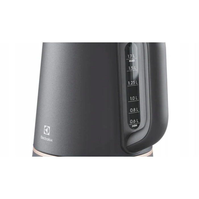 Електричний чайник Electrolux Explore 7 E7K1-6BP, 2400 Вт, 1,7 л, чорний