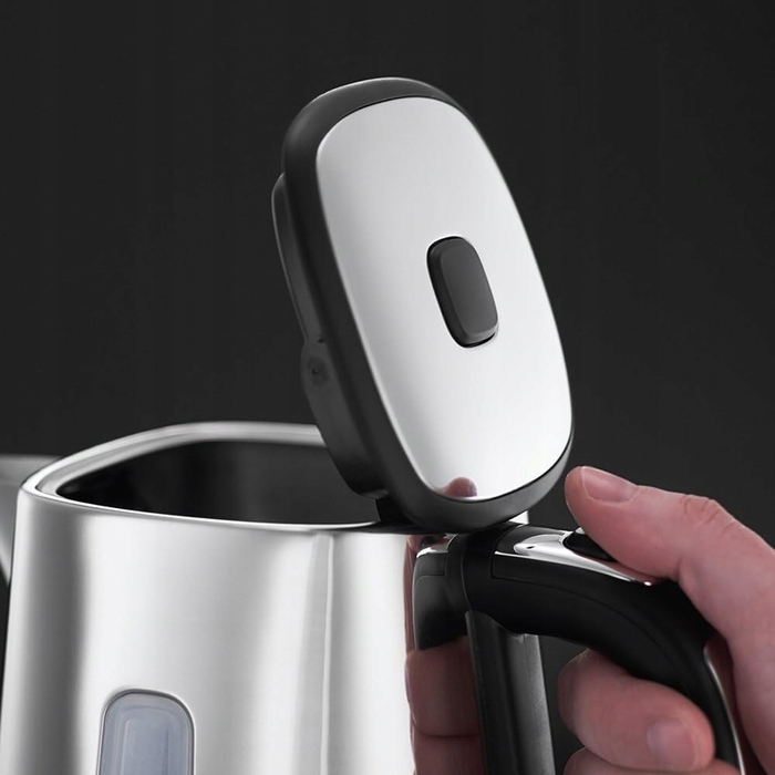 Електричний чайник Russell Hobbs 24280-70, 2400 Вт, 1,7 л, сріблястий/сірий