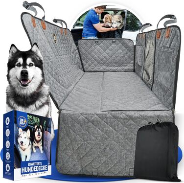 Захист для автокрісла собаки ZooNice: водовідштовхуючий, стійкий до подряпин з боковим захистом | Premium захист сидіння авто для собак | Універсальний чохол на сидіння для собак в авто та SUV