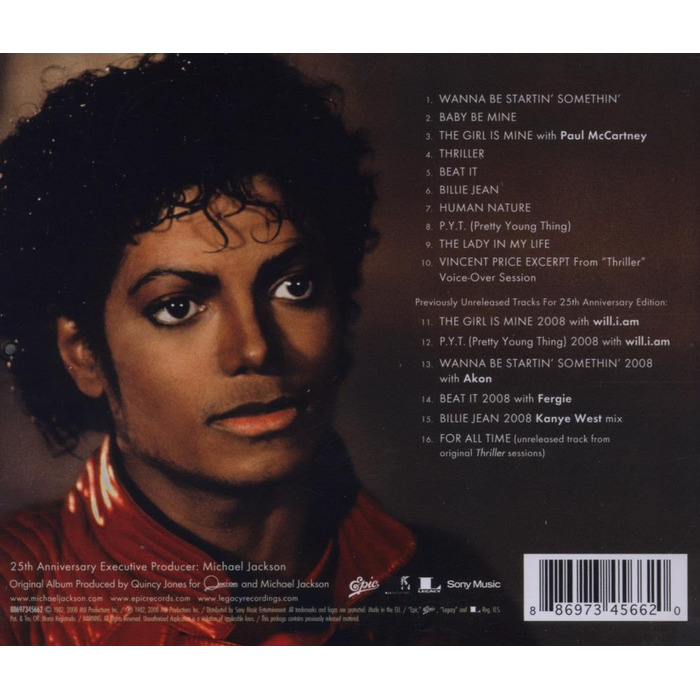 Thriller - Вінілова платівка Майкла Джексона [LP]