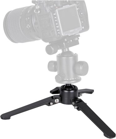 Монопод JUSINO з алюмінію з від'ємним кріпленням/міні-штатив до 153 см, вантажопідйомність 6 кг, VM-254