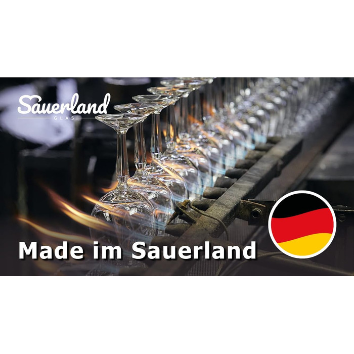 Набір з 6 склянок Sauerland GLAS Sarah, 700 мл - склянки для напоїв