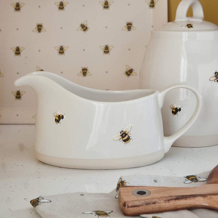 Cooksmart Ceramic Sauciere, suitable for all kitchen designs, perfect for family meals and Sunday roasts – Bumblebees