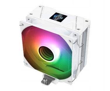 Кулер для процесора Thermalright Active ARGB 120 мм, білий, з IPS-екраном