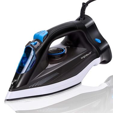 Праска Aigostar 31HGC з керамічною підошвою, 2200 Вт, резервуар 370 мл, чорна, одноразова упаковка