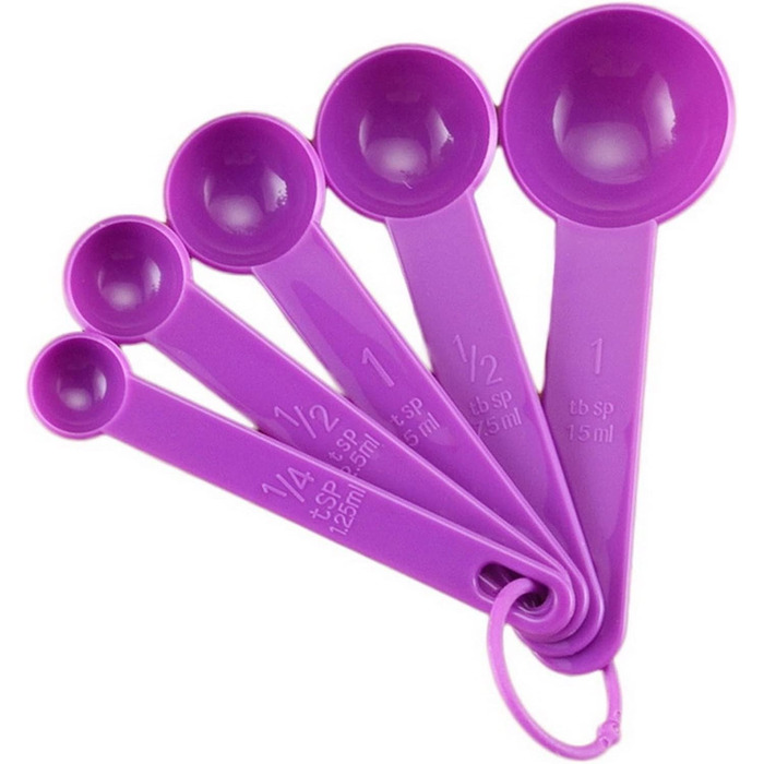 10-Piece Measuring Spoon Set for Kitchen Tools, Teaspoons, Coffee/Sugar Scoop, Baking Cakes, Measuring Cups, Kitchen/Cooking/Baking Tools (Color: Kitchen Spoon 1) (Kitchen Spoon 5)
