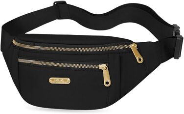 Гірчатка поясна водонепроникна для жінок та чоловіків, сумка через плече, сумка на груди, модний чорний/білий колір