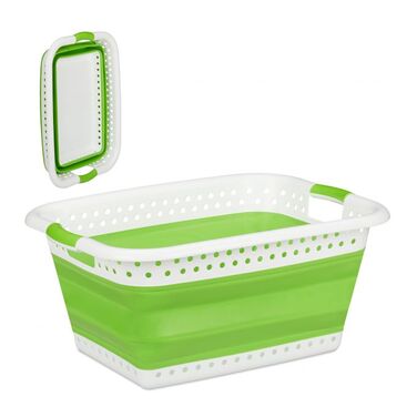 Relaxdays Folding Laundry Basket