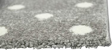 Дитячий килим Merinos Hüpfspiel, ігровий килим-батут, сіро-рожево-кремовий, 120x170 см