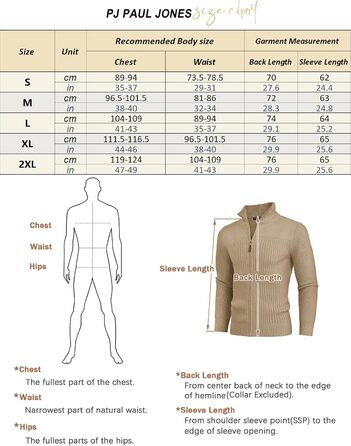Кардиган чоловічий PJ PAUL JONES з блискавкою та стійким коміром, колір: темно-синій, розмір M