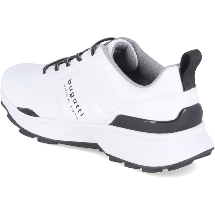 Чоловічі кросівки Bugatti з перфорацією: комфорт та повітропроникність. Білі (47 EU)
