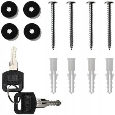 Поштовий ящик Verda з газетницею, нержавіюча сталь, антрацит, 2 ключі - дизайнерський настінний ящик з прихованим замком