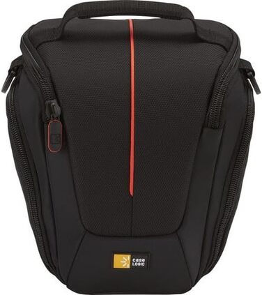 Сумка для камери Case Logic DCB306K SLR з ремінєм та ручкою, чорно-червона
