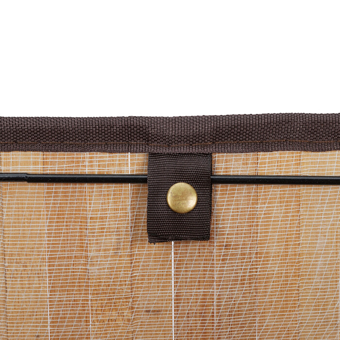 Relaxdays Bamboo Laundry Basket, Square