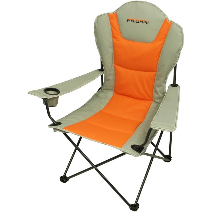 Крісло для кемпінгу Frdani FS: розкладне, з підлокітником, для саду, риболовлі та подорожей (3 кольори)