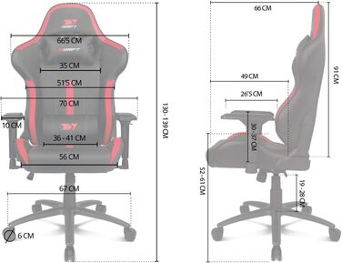 Професійне ігрове крісло DRIFT GAMING DR350 ергономічне, з 4D-підлокітниками, подушками під поперек та шию, нахил 135°, безшумні колеса, чорно-біле