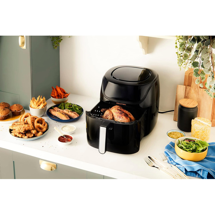Russell Hobbs SatisFry 4L Rapid Air Fryer - 7 Functions, 10 Programs, Dishwasher Safe