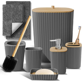 розмір: повний комплект + килими для ванної кімнати