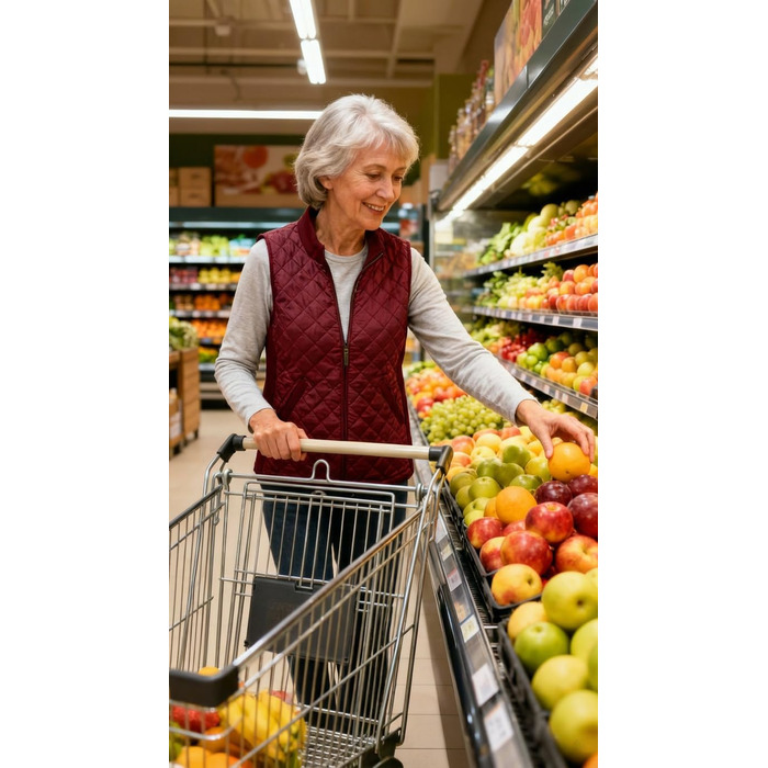 Жіночий жилет Bienzoe без рукавів, стеганий, на блискавці, бавовна, XXL, Бордовий