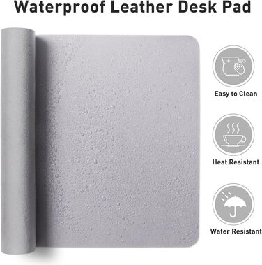 Підкладка під клавіатуру та мишу Aothia, 91x43 см, Lavendel Rauchig (димний лаванда)