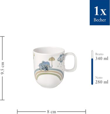Набір дитячого столового прибору Villeroy & Boch Boho Kids (4 шт.) з нержавіючої сталі, сріблясто-платиновий, для миття в посудомийній машині