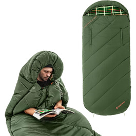 KingCamp XXL 3-Season Sleeping Bag - Oversized for Adults | Camping, Hiking, Backpacking & Travel