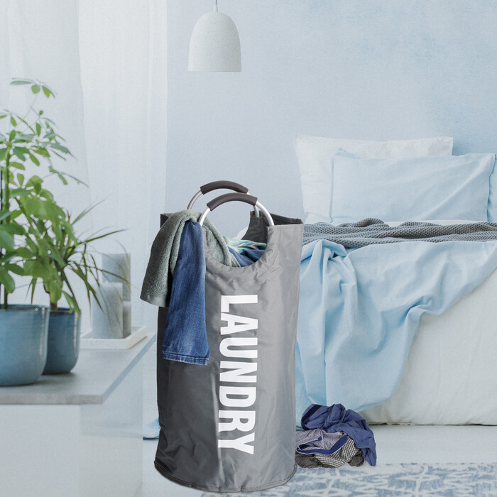 Relaxdays Foldable Laundry Basket with Handles