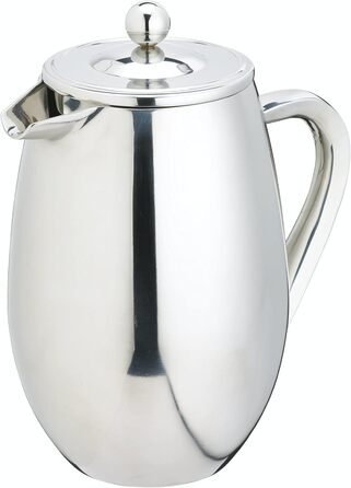 Френч-прес La Cafetière, подвійні стінки, нержавіюча сталь, 8 чашок, сріблястий