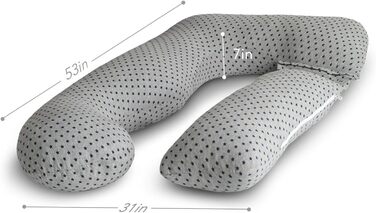 Подушка для вагітних PharMeDoc - комфортна підтримка під час сну