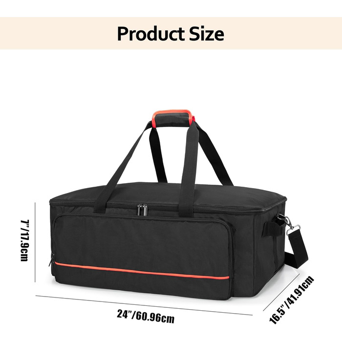 HODRANT Pizza Oven Carry Bag, Compatible With Ooni Koda 12 Gas Pizza Oven, Outdoor Cover With Shoulder Strap, Oven Accessory