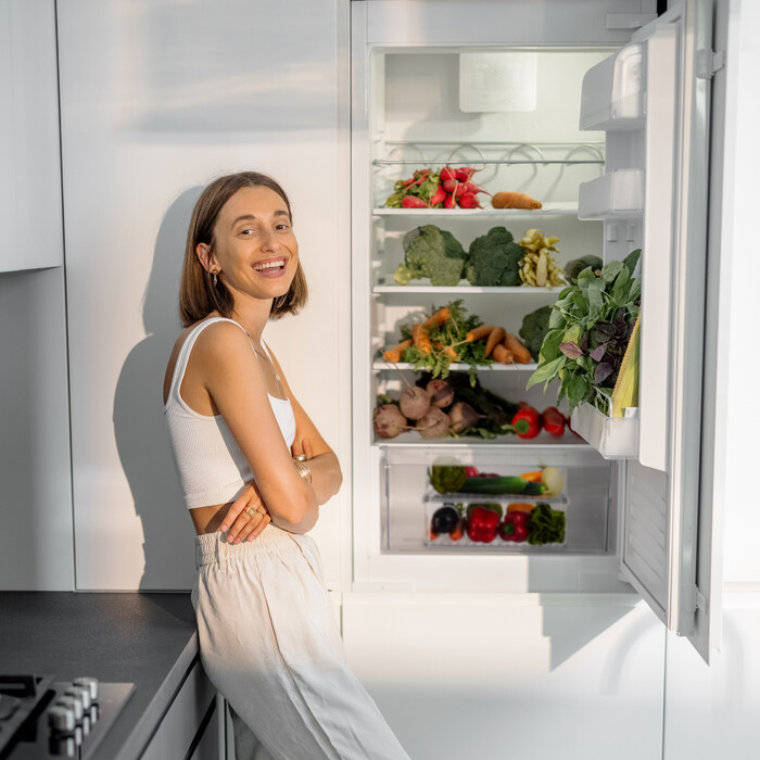 Relaxdays Refrigerator Organizer 4-Piece Set