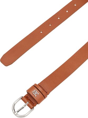 Ремінь жіночий Tommy Hilfiger Essential Effortless 2.5 Sv Aw0aw17279, регульований, коричневий (коньяк), 70 см