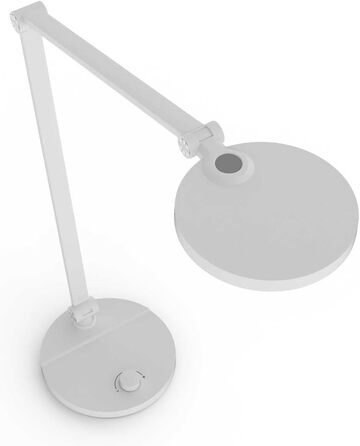 LED настільна лампа FeinTech LTL00121 з регулюванням яскравості та поворотним вимикачем (білий)